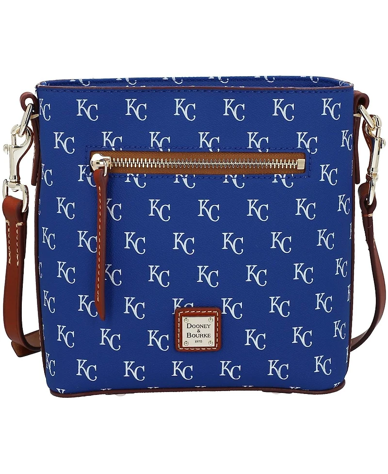 Dooney & Bourke Kansas City Royals Signature Small Zip Crossbody Handbag