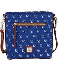 Dooney & Bourke Kansas City Royals Signature Small Zip Crossbody Handbag