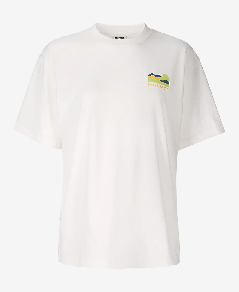 Marmot Women's Mmw Sunset Short Sleeve Rib Collar T-Shirts