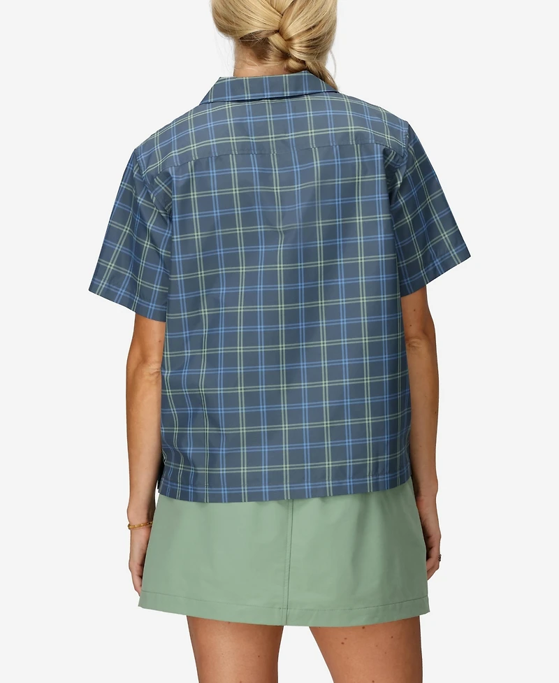 Marmot Women's Air Exchange Upf 40 Camp Novelty Short Sleeve Collar Shirt