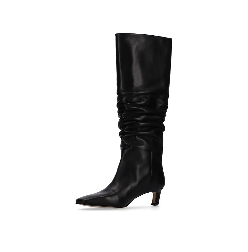 Kalila Black Leather Boots