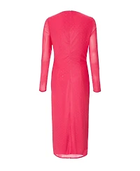 Quiz Women's Mesh Hotfix Maxi Dress