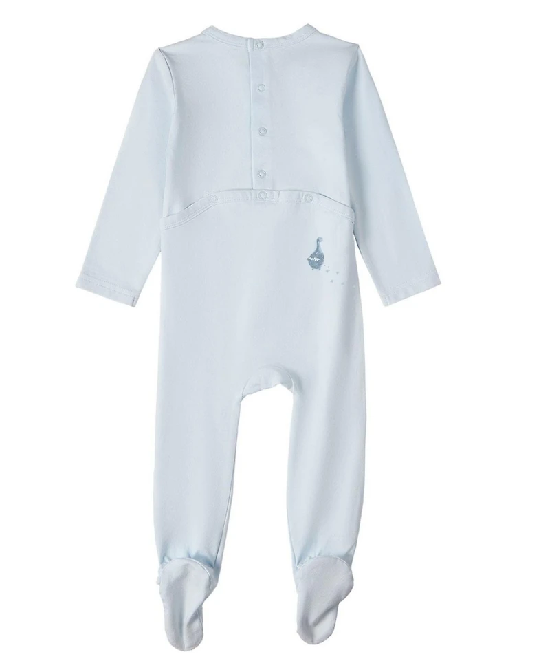 MeMoi Baby Boys 2 Piece "Boy And His Waddling Ducks" Rich Footie Set