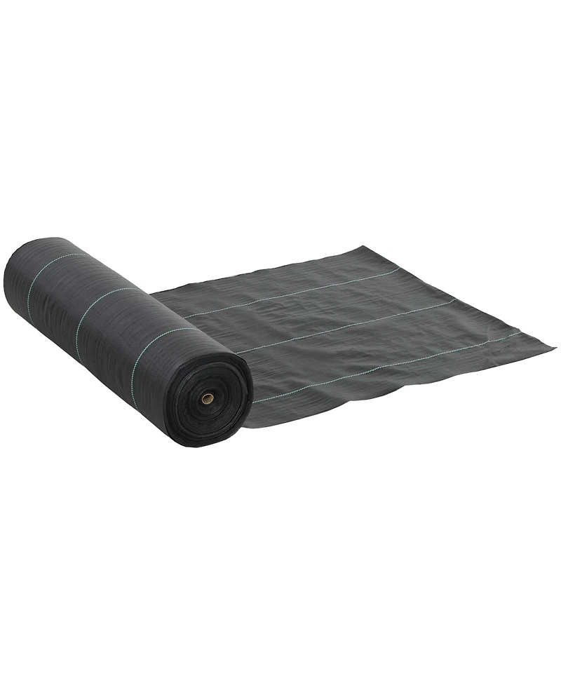 Outsunny 6FT x 300FT Weed Barrier Landscape Fabric, Weed Control Fabric