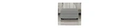 Solid Wood Ottoman – Microfiber Upholstery with Interior Storage