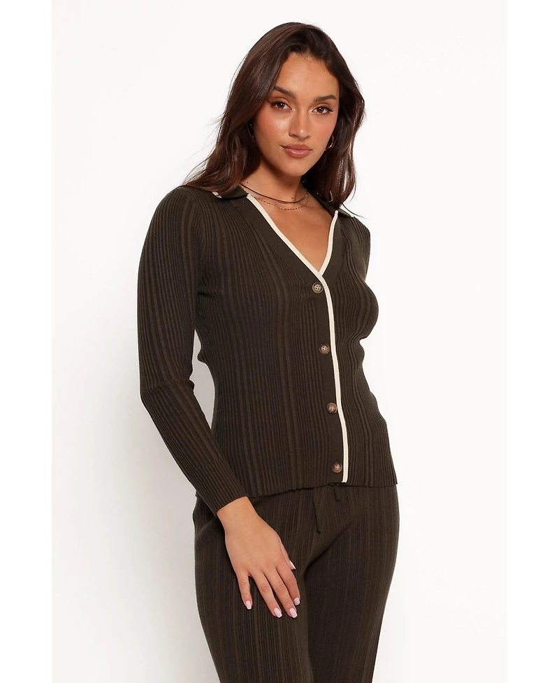 Petal and Pup Women's Alondra Cardigan Knit Top
