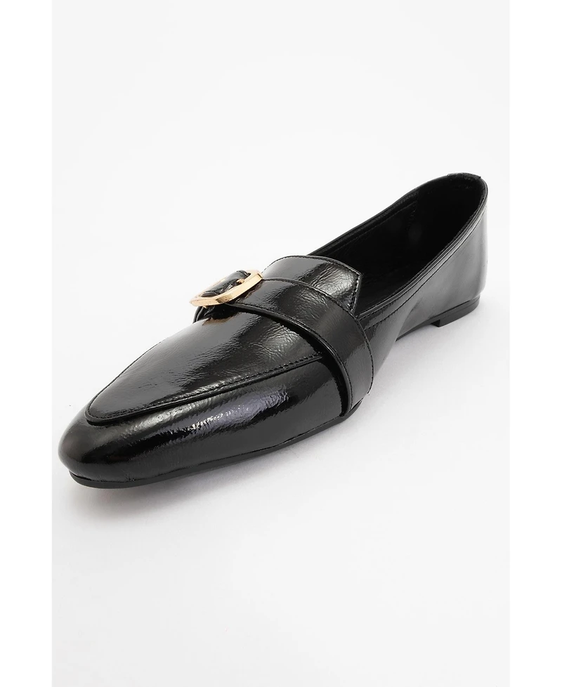 Women's Zarina Leather Pointed Toe Flats