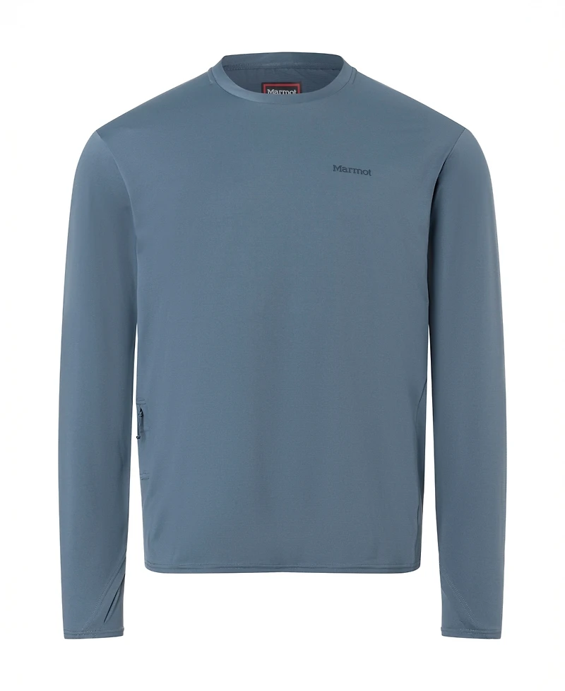 Marmot Men's AirExchange Ultraviolet Protection Factor 50 Crew Long Sleeve T-Shirt