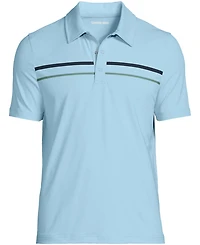 Lands' End Men's Short Sleeve Performance Snap Polo