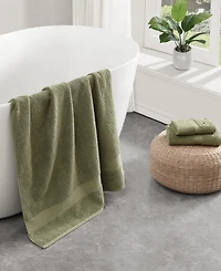 Tommy Hilfiger Home Modern American Solid Cotton Washcloth, 13" x