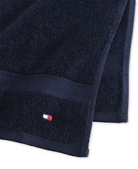 Tommy Hilfiger Home Modern American Solid Cotton Hand Towel, 16" x 26"