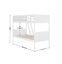 Samuel Kids Bunk Bed With Convertible