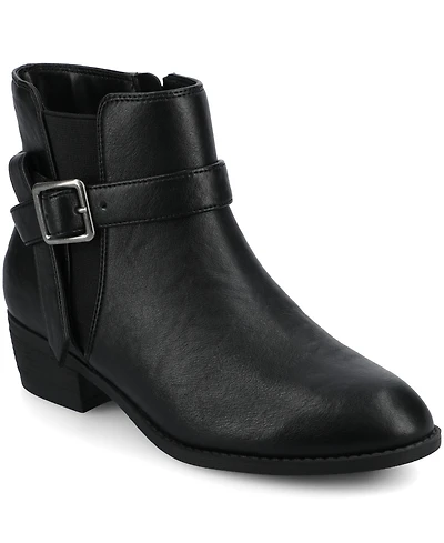 Journee Collection Women's Devina Comfort Ankle Booties
