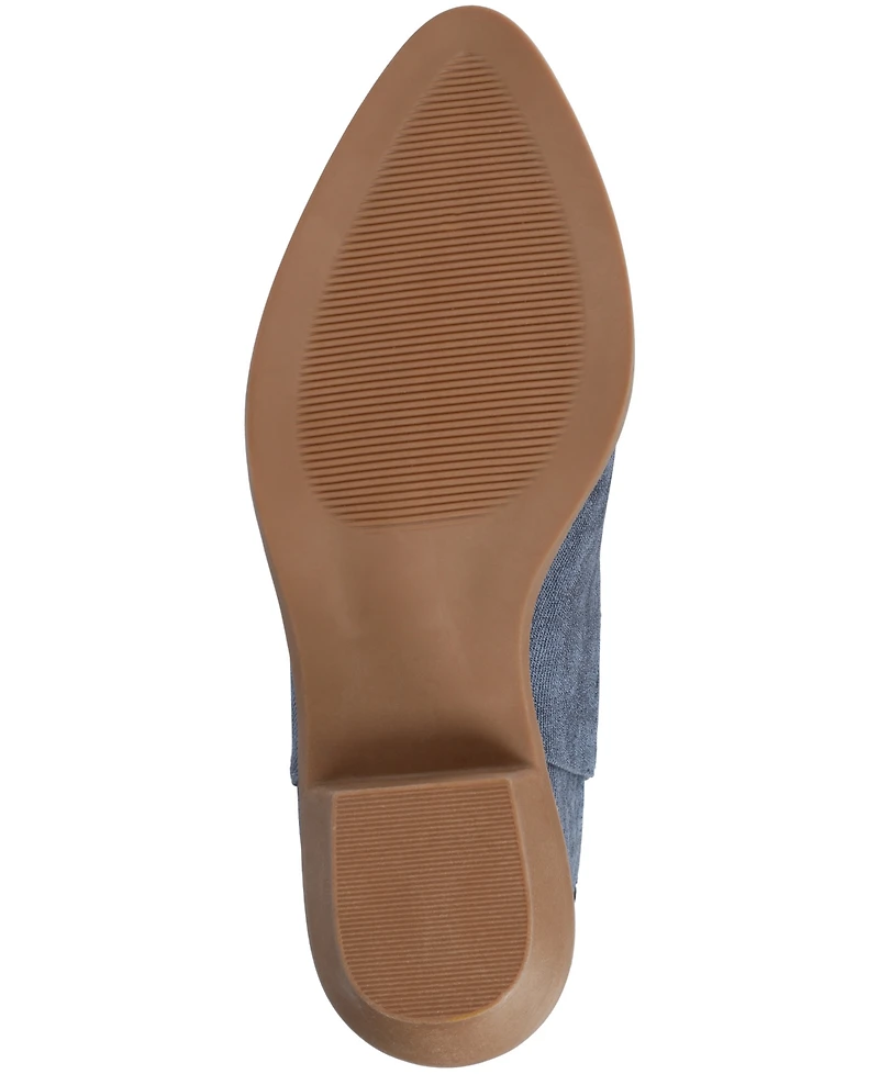 Journee Collection Women's Underwood Cuban Heel Casual Comfort Ankle Booties