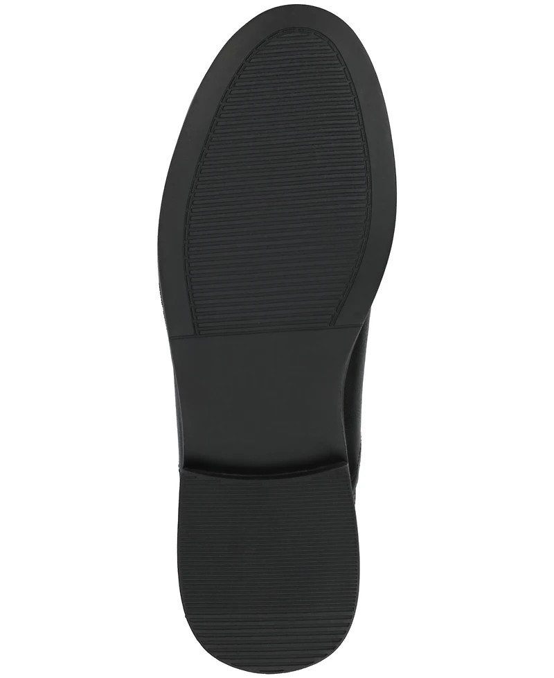 Journee Collection Women's Violet Almond Toe Comfort Chelsea Boots