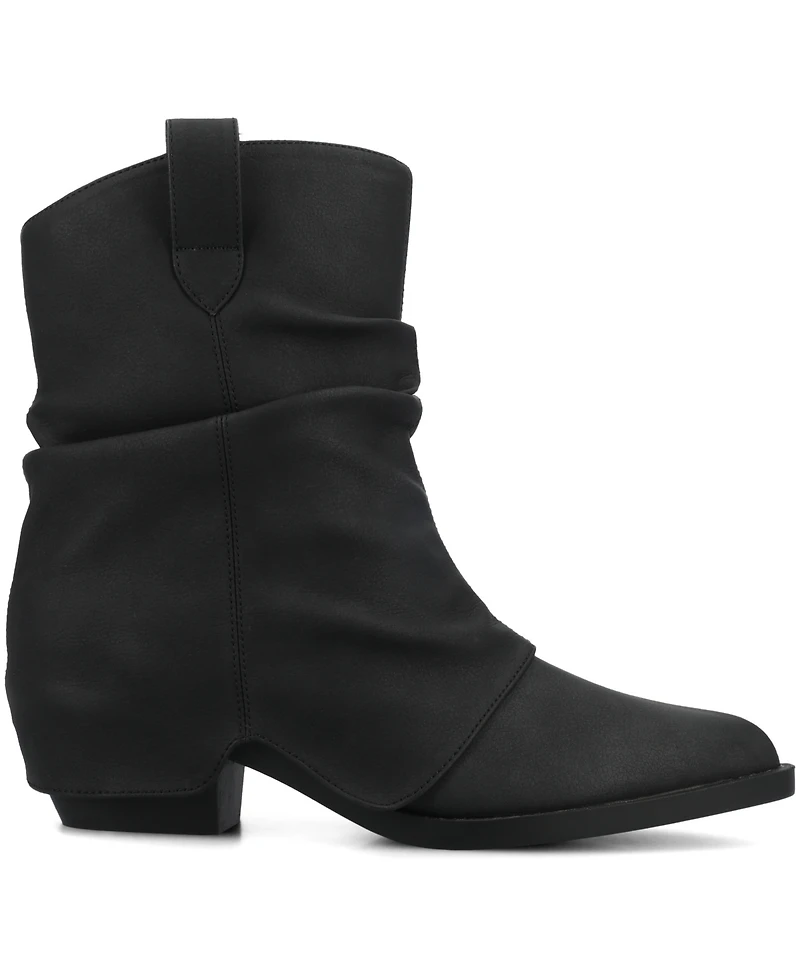 Journee Collection Women's Wynette Slouchy Comfort Ankle Booties