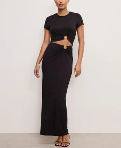 Good American Womens Stretch Jersey Top Stretch Jersey Maxi Skirt