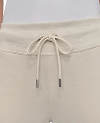 Dkny Sport Women's Studded-Logo Cropped Pants