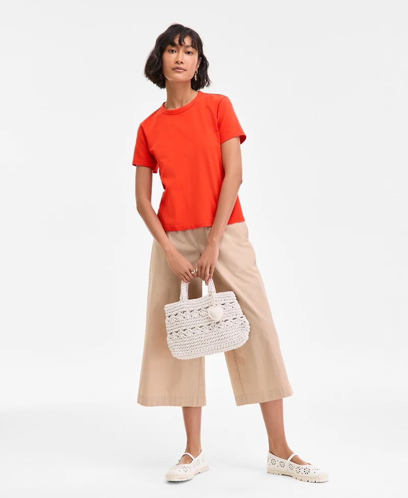 On 34th Women's Essential Crewneck T-Shirt, Exclusively at Macy's