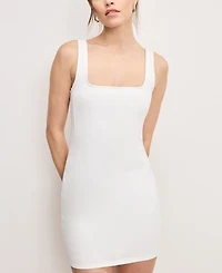 Good American Women's Denim Tank Mini Dress