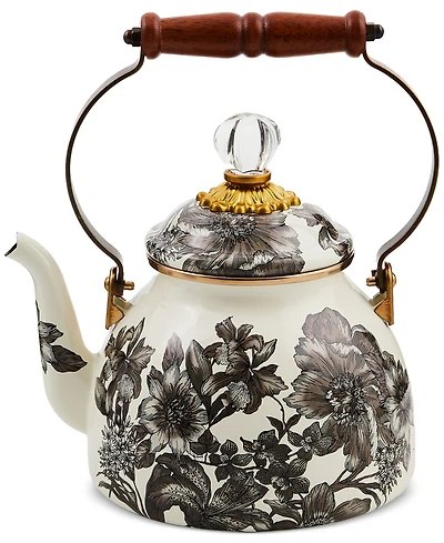Mackenzie-Childs Sterling English Garden 2-Qt. Tea Kettle