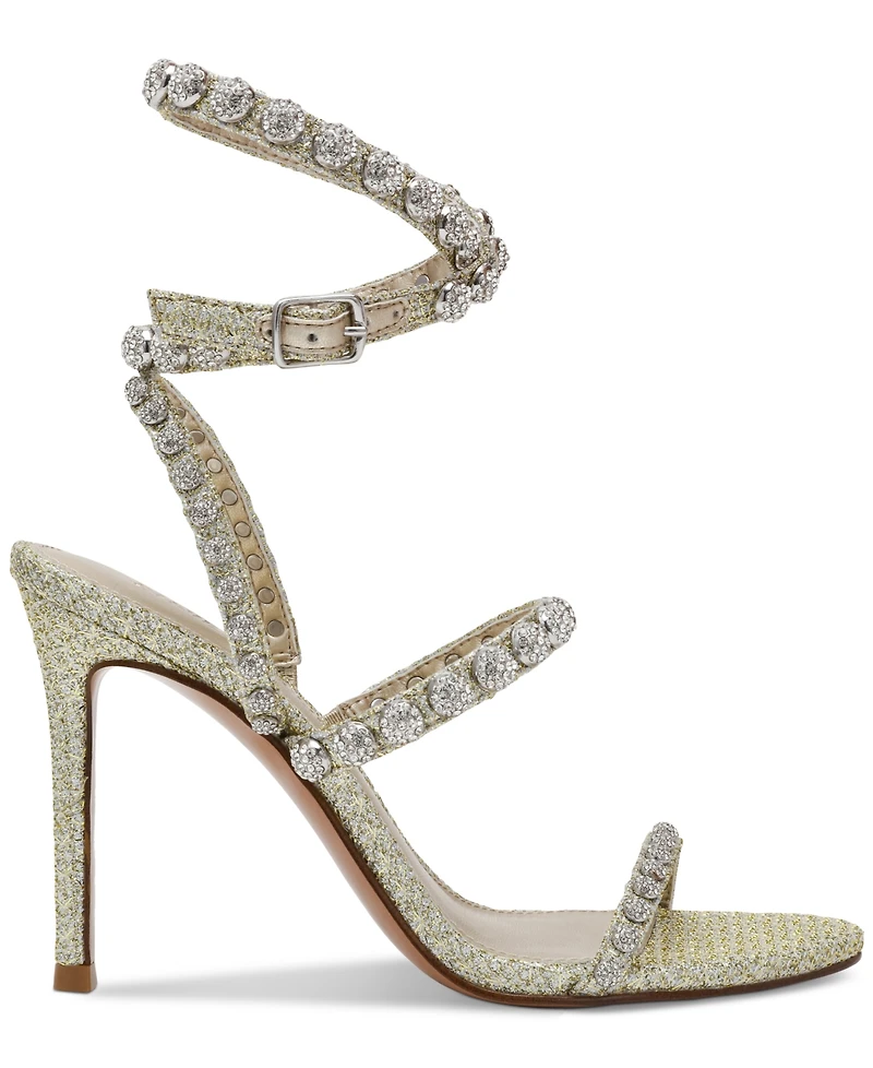 Steve Madden Women's Teena Embellished High-Heel Dress Sandals