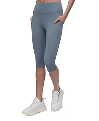 Dkny Sport Women's Balance Compression High-Waist Capri Pants