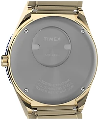 Timex Women's Analog Gold-Tone Stainless Steel Watch, 36mm