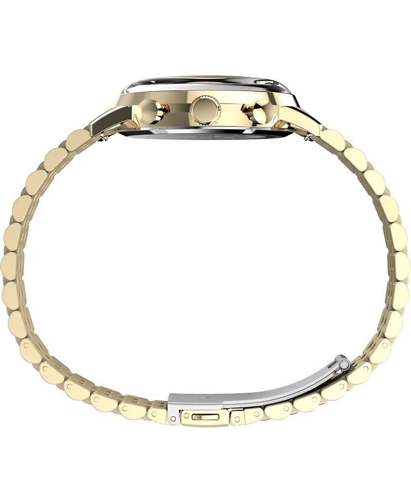 Timex Men's Analog Gold-Tone Stainless Steel Watch, 40mm