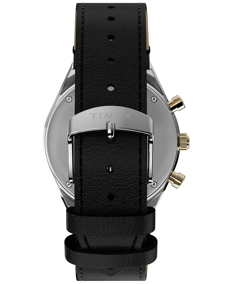 Timex Men's Analog Leather Strap Watch