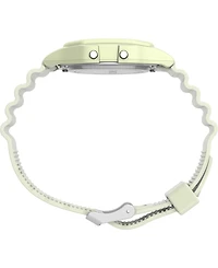 Timex Unisex Digital Yellow Resin Strap Watch, 34mm