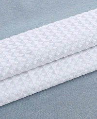 Madison Park Spa Waffle 3M-Scotchgard Shower Curtain, 36" x 72"