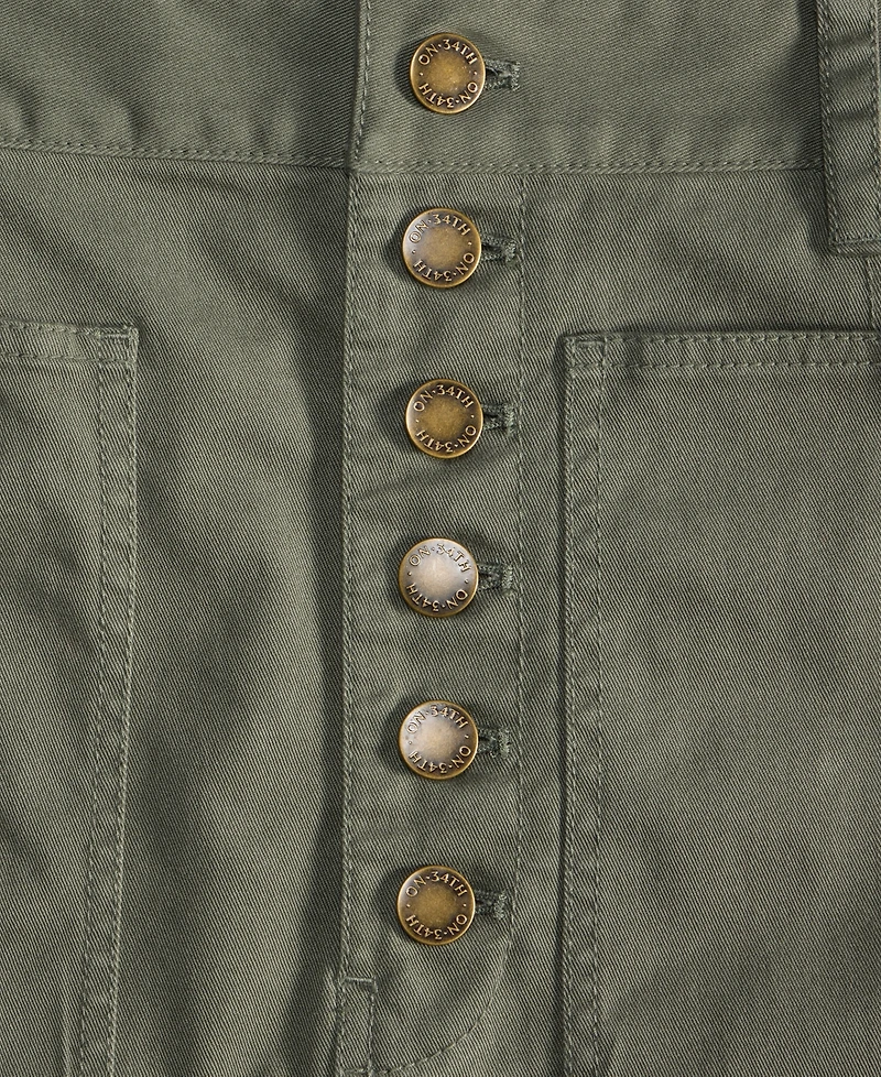 On 34th Women's Button-Fly Midi Skirt, Exclusively at Macy's