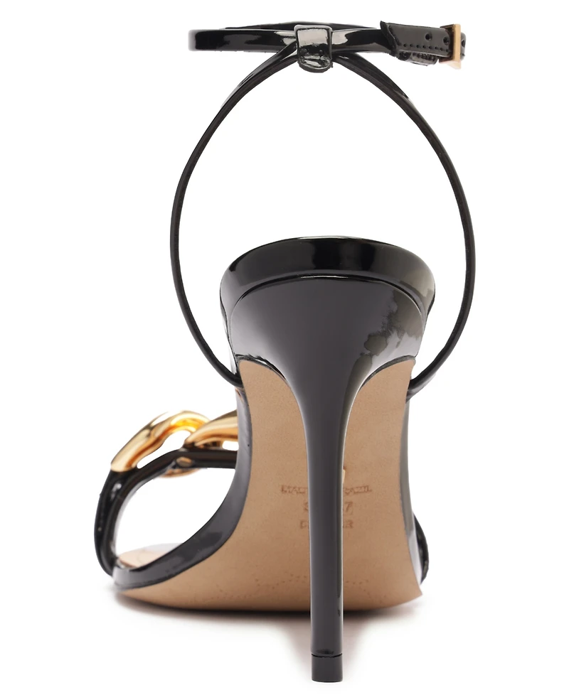 Arezzo Women's Vanessa High Stiletto Round Toe Sandals