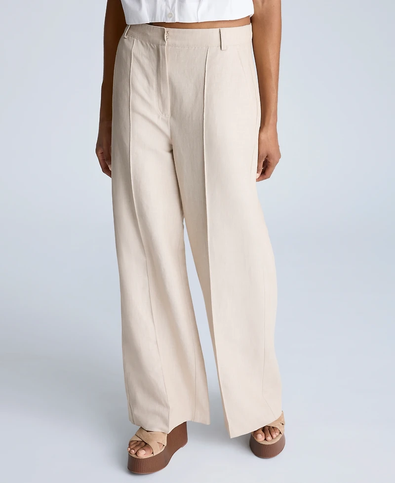 Kenneth Cole Women's Pintucked Wide-Leg Pants