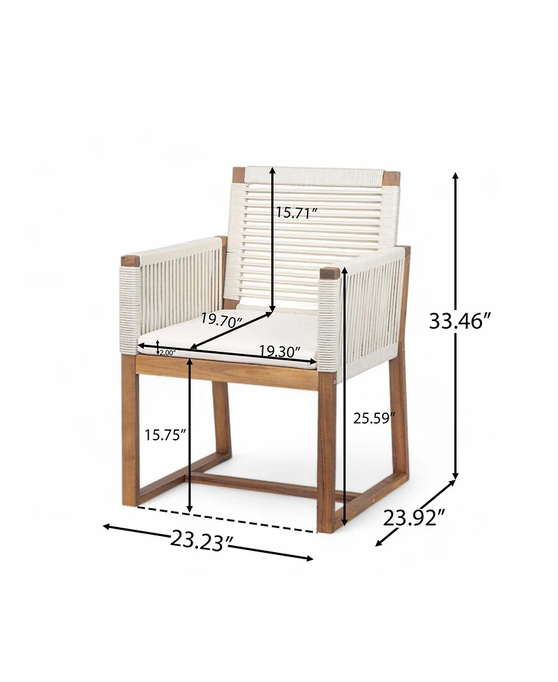 Outdoor Dining Chairs Set of 2