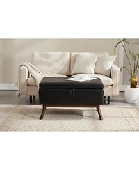 Streamdale Mid-century modern storage bench/coffee table, Assembled, Living/entry/family room