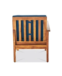 Streamdale 5-Seater Acacia Wood Outdoor Sectional Sofa Set