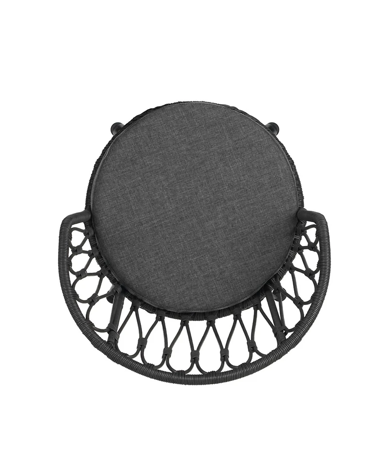 Streamdale Boho Rattan Patio Dining Chairs - Set of 2
