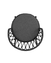 Streamdale Boho Rattan Patio Dining Chairs - Set of 2