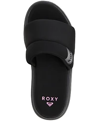 Roxy Women's Gelato Lux Slip-On Flat Sandals