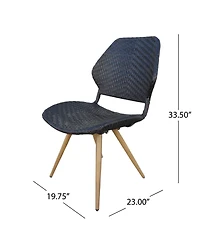 Streamdale Wicker Patio Dining Chairs - Stylish & Durable Outdoor Seating