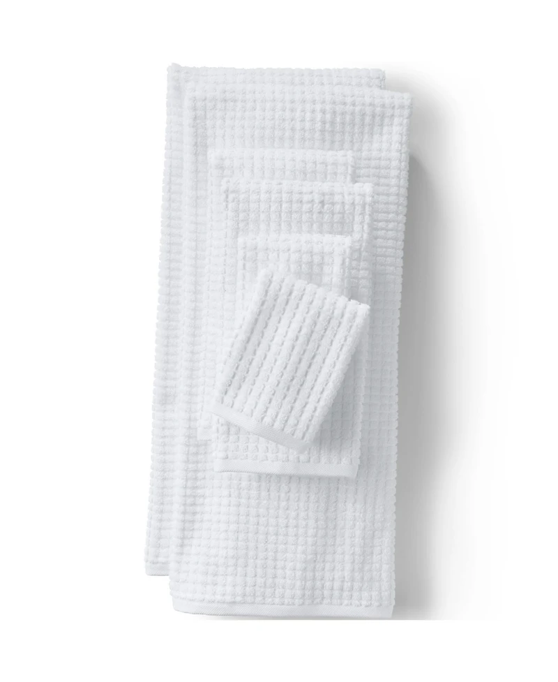 Lands' End Cotton Waffle Towel 6-Piece Set