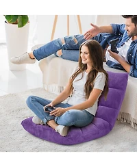 Adjustable 14-position Cushioned Floor Chair