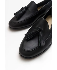 Mona Soft Leather Tassel Loafer