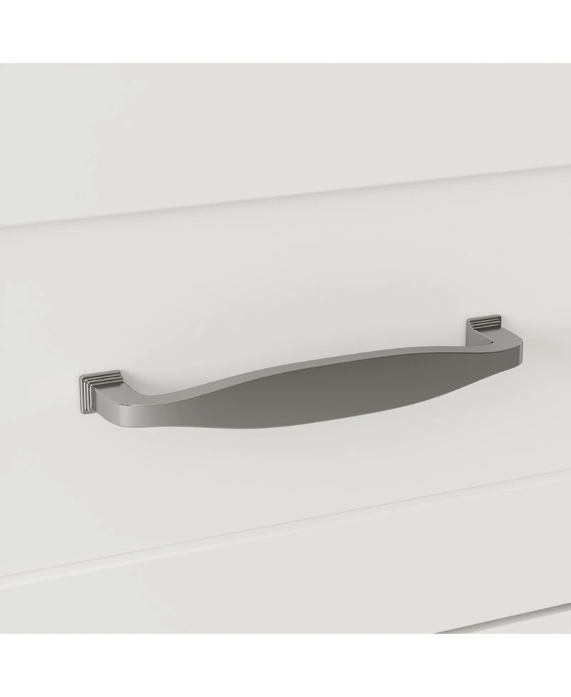 White wooden shoe cabinet with six storage cabinets and one drawer,shoe rack with adjustable shelves