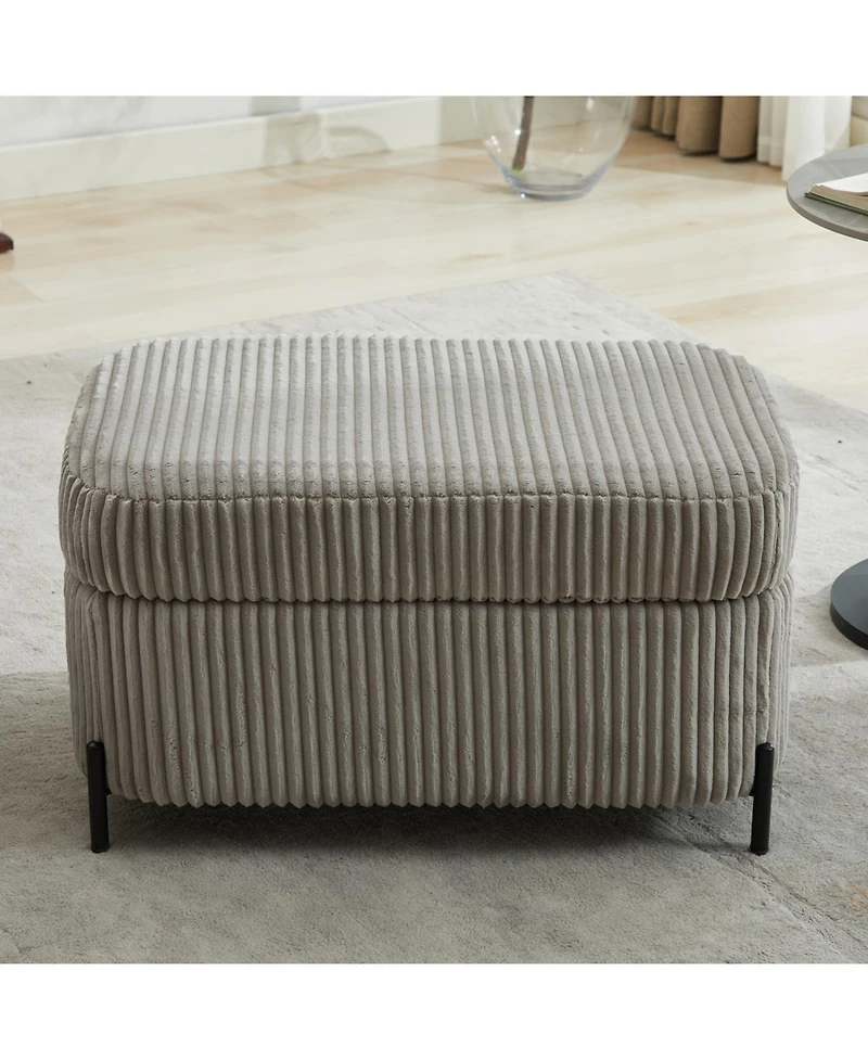 Streamdale Gray Ottoman for Home