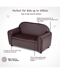 Kids Sofa Armrest Chair with Storage Function