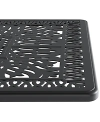 Streamdale (Cushions In Random Colors)7-Piece Set Of Cast Aluminum Patio Furniture