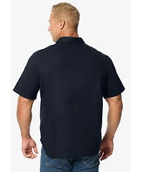 KingSize Big & Tall Silver Cooling Pocket Polo
